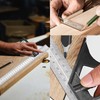 2 Pcs Square Tool, Square and Combination Square Tool Set,