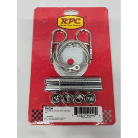 Racing Power Co-Packaged R4094 Hair Pin Hood Set With Lanyard Kit