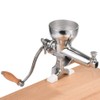 Stainless Steel Manual Wheatgrass Juicer, Hand Crank Fruit Vegetable Orange