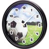 SELVA Children's Wall Clock - Football Motif - ABS Case