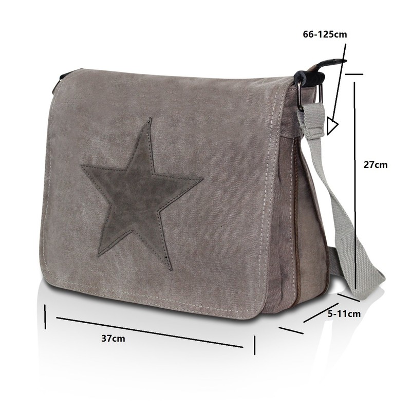 Gloop Women's Handbag Shoulder Bag Shoulder Bag with Sewn-on Star