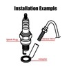 Uniform Digital Display, Over Temperature Alarm, Waterproof, Easy Installation, Motorcycle