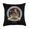 Lutefisk in Valhalla Gutsy Shield Maiden and Lutefisk Throw Pillow