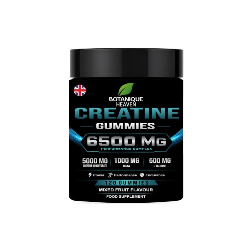 Creatine Gummies 6500mg Complex – 5000mg Creatine Monohydrate with 1000mg