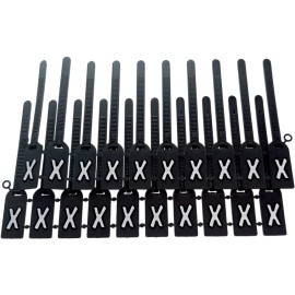 Unbranded 980N-X, Black Security Tags, (Pack of 500)