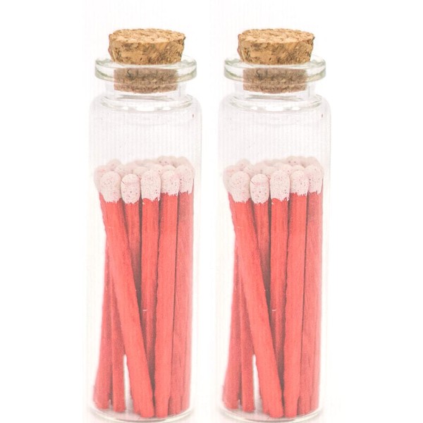 River Birch Peppermint Tip Decorative Matches | 40+ Small Premium