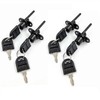 TBWHL 4 Pcs - Zinc Alloy Drawer Lock with Keys,