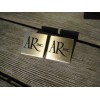 Acoustic Research 2 Acoustic Research Speaker Brass Badge 1-1/8" AR-3