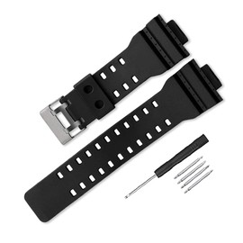 Watch Strap, Mounting Width 0.6 inches (16 mm), G-SHOCK Genuine Band Compatible, Waterproof, Casio G-8900A, GR-8900A, GW-8900A, GA-110, GA-100, GD-100, GD-110, 16mm
