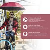 Primo Supply Wearable Hands-Free Umbrella Sun Rain Blocker Fishing Outdoor