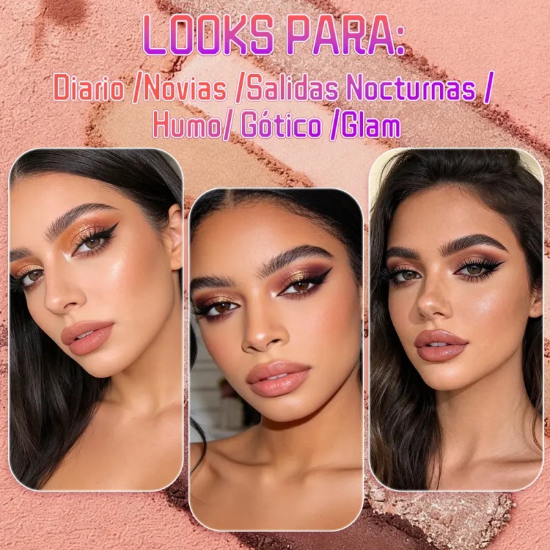 Paleta Sombras Contorno E Iluminación Todo En Uno