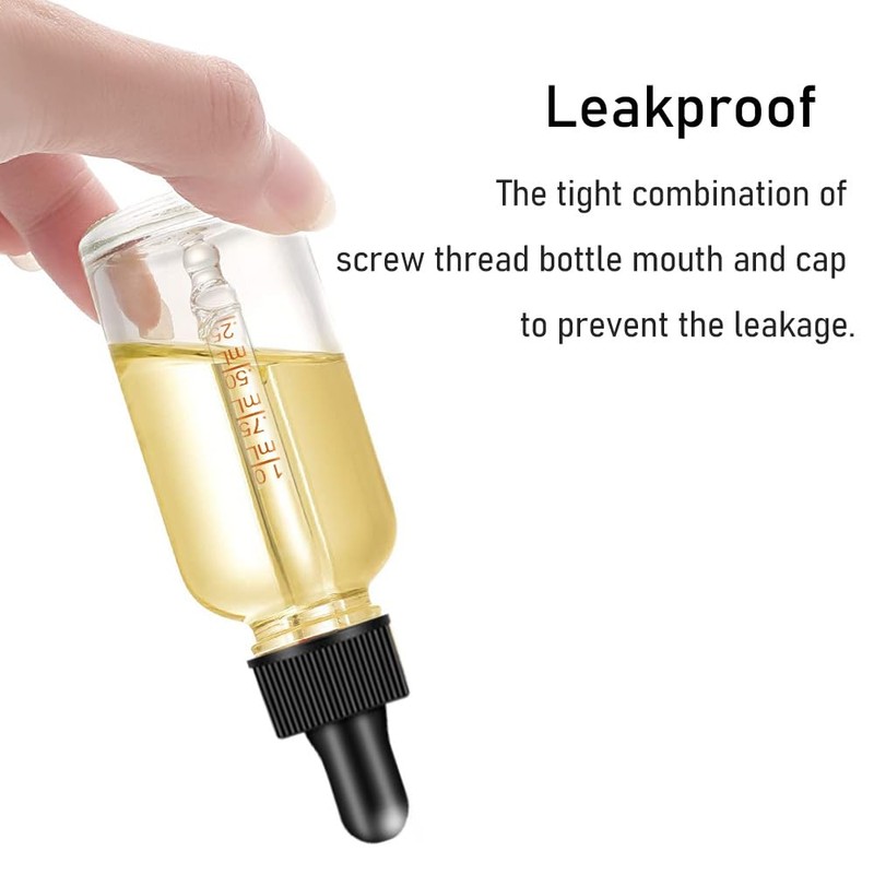 Bumobum 2 oz Clear and Amber Bottle, 2 pack Glass