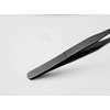 EvaGO 15 inch Black Curved Aquarium Tweezers Stainless Steel Curved