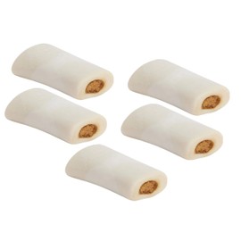 MPP Stuffed Cheese Shin Bones 4 Inch Refillable Nutritious Dog Dental Care Chews (5 Bones)