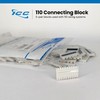 ICC 110-Style C-5 Connector, 5-Pair, CAT5e Rated, 100-Pack, IDC Termination