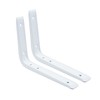 DOJA Barcelona Shelf Bracket, White, 300 x 250 mm, Pack