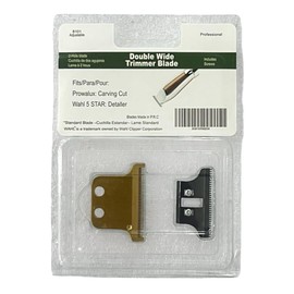 TB-PRO Detailer Trimmer Blade | Professional Adjustable | T-Wide | Sharp Replacement Blade | for Wahl 2215-8101 Gold with Black