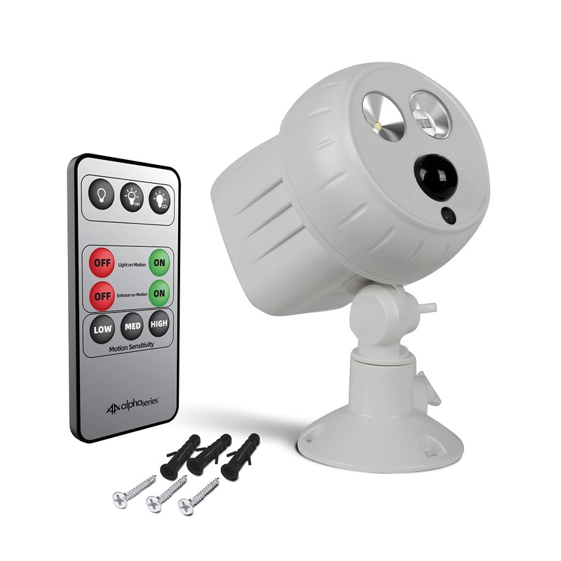 Swann Alpha Series Wireless Motion Activated Outdoor Floodlight with Red