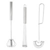 Dokpav 3 PCS Stainless Steel Wire Whisk Set, Hand Egg