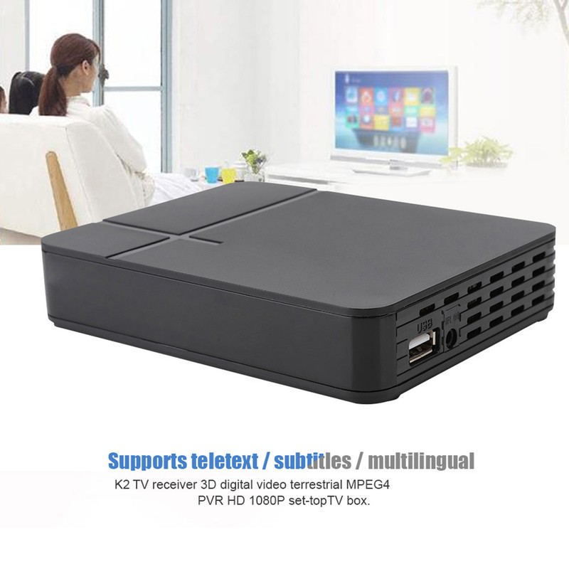 Mini HD K2 WiFi Terrestrial Receiver Digital TV Box with