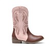 DREAM PAIRS SDBO2222K Girls Cowgirl Cowboy Western Boots Mid Calf