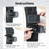 Honbobo Backpack Holder Clip for GoPro Hero 13/12 Black, DJI