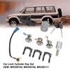 Car Full Lock Cylinder Key Set MR259111 Replacement for Mitsubishi
