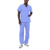 Adar Universal Unisex Scrubs - Unisex Drawstring Scrub Set -