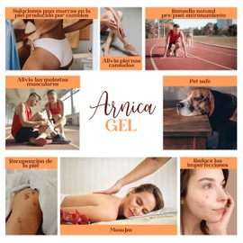 Arnica Montana Gel 90% 500 ml Arnica Ointment Highly Concentrated Relief from Muscle Pains Tired Legs Muscle Relaxation and Recovery Post Workout Solution Gel for Athletes Efficient Vegan