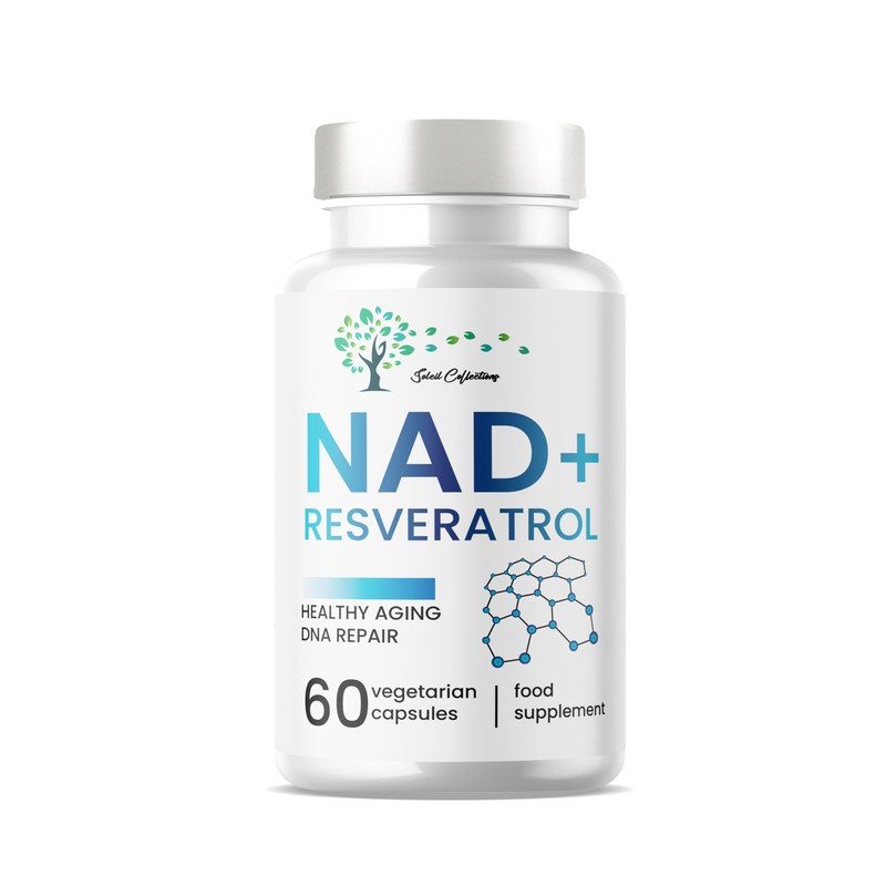 NAD Supplement 1000mg with True NAD+ 500mg & Resveratrol 250mg