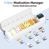 Daviky Smart Pill Organizer with Alarm, Bluetooth Daily Once a