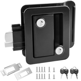 Beaiguna Beaiguna RV Entry Door Lock Replacement - Upgrade Door Latch Handle With Paddle Deadbolt for Outside, Camper Trailer Lock for Cargo Horse, Premium Zinc Alloy Locks for Travel Trailers