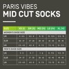 CEP Crew Cut Athletic Performance Running Socks - Paris Vibes