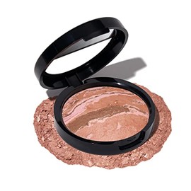LAURA GELLER NEW YORK Rubor Bronceador para Esculpir 2-En-1 Rubor Bronceado Al Horno - Bronce Jengibre - Contorno Facial Con Un Enjuague Radiante