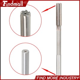 findmall 10Pcs Machine Reamer Set,HSS H7 Straight Flute Chucking Reamer Milling Cutter