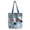 Little Dog Laughed Jack Russell Scruffy Love Packable Tote Bag