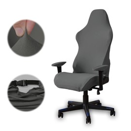 Nizirioo Gaming Chair Cover, Office Chair Cover, Chair Covers, Dark Grey, Stretchy Chair Cover, Seat Cover, Chair Covers, Office Chair, Gaming for Computer Gaming Chair, Racing Style, Office Chair