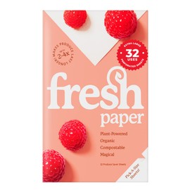 FRESHPAPER Pick-A-Size, Extra-Large, Perforated, 32-Use, Reusable Food Saver Sheets For Produce