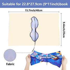 CRASPIRE Tree Stretchable Book Cover Forest Washable Reusable Large Nylon Book Protector Elastic Notebook Wraps Suitable for 9 x 11in Hardcover Books Classroom Students