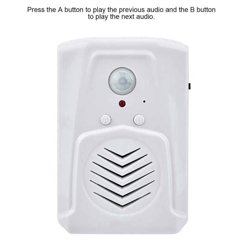 Sonew USB Doorbells Infrared Induction Doorbell Motion Sensor Alarm MP3
