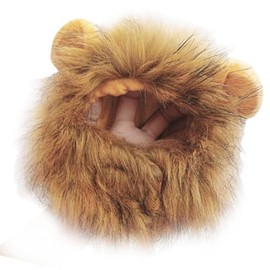 Peluca de Melena de León para y Gato, Disfraz de Melena de León, Ropa Cómoda y Elegante para , Vestido para Halloween, Navidad, Fiesta de Pascua (#2)