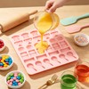 YIMINGMOLD 32 Cavity Tennis Theme Silicone Candy Molds Tennis Racket