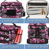 GzLeyigou Insulated Tactical Lunch Bag, Abstract Camouflage Large Lunch Box