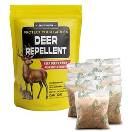 fcesiweg Deer Repellent Outdoor, Rabbit and Deer Repellent for Plants, Rabbit Repellent Outdoor, Bunny Repellent, Deer Away, Keep Deer & Rabbit Out of Yards, 90 Days Protection, 8 Packs