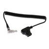 HangTon P-tap D-tap to Right Angle 0B 7 Pin Coiled