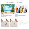 July Christmas Backdrop 10x8FT Summer Beach Christmas Tree Decoration Photography