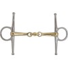 FULL CHEEK CURVED COPER MIX MOUTHPIECE SNAFFLE LOZENGE LINK HORSE