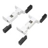 Water Pump Bracket Silver Aluminum Alloy Desktop Mounting Stand for
