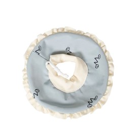 HomeSoGood Guinea Pig & Rabbit Elizabethan Collar, Blue, Cotton, L, Post-Surgical Recovery, Adjustable, Cone Collar