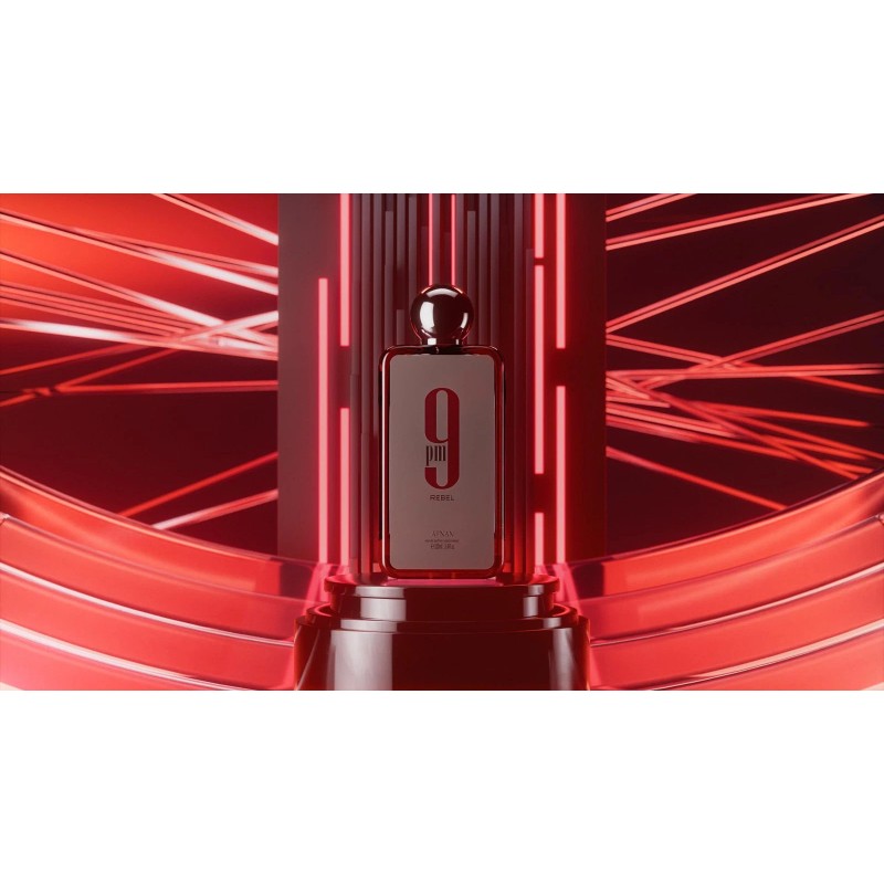 Afnan 9PM Rebel Fragrance 3.4 Oz Woody Fruity Ambery Scent